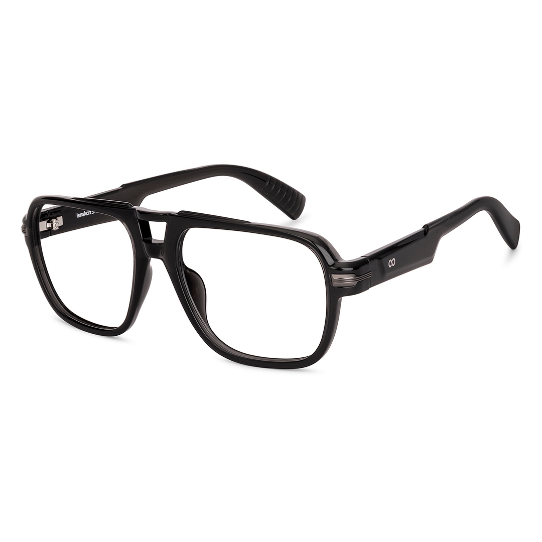 Lenskart STUDIO Black Full Rim Square left side