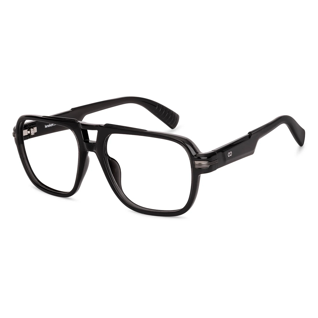 Lenskart STUDIO Black Full Rim Square left side