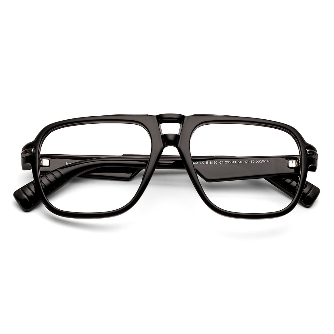 Lenskart STUDIO Black Full Rim Square right side