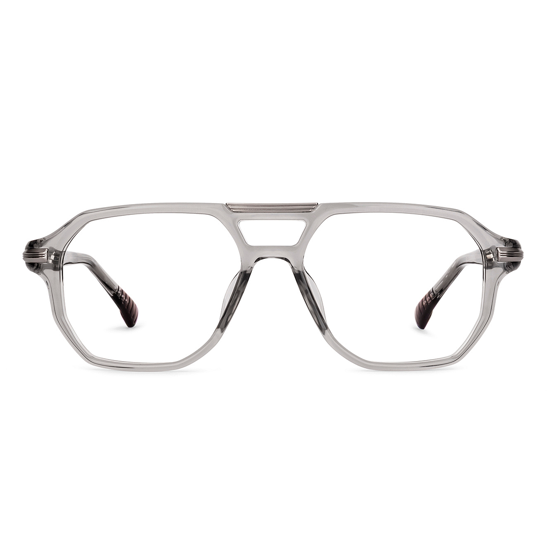 Lenskart STUDIO Gray Full Rim Geometric right side
