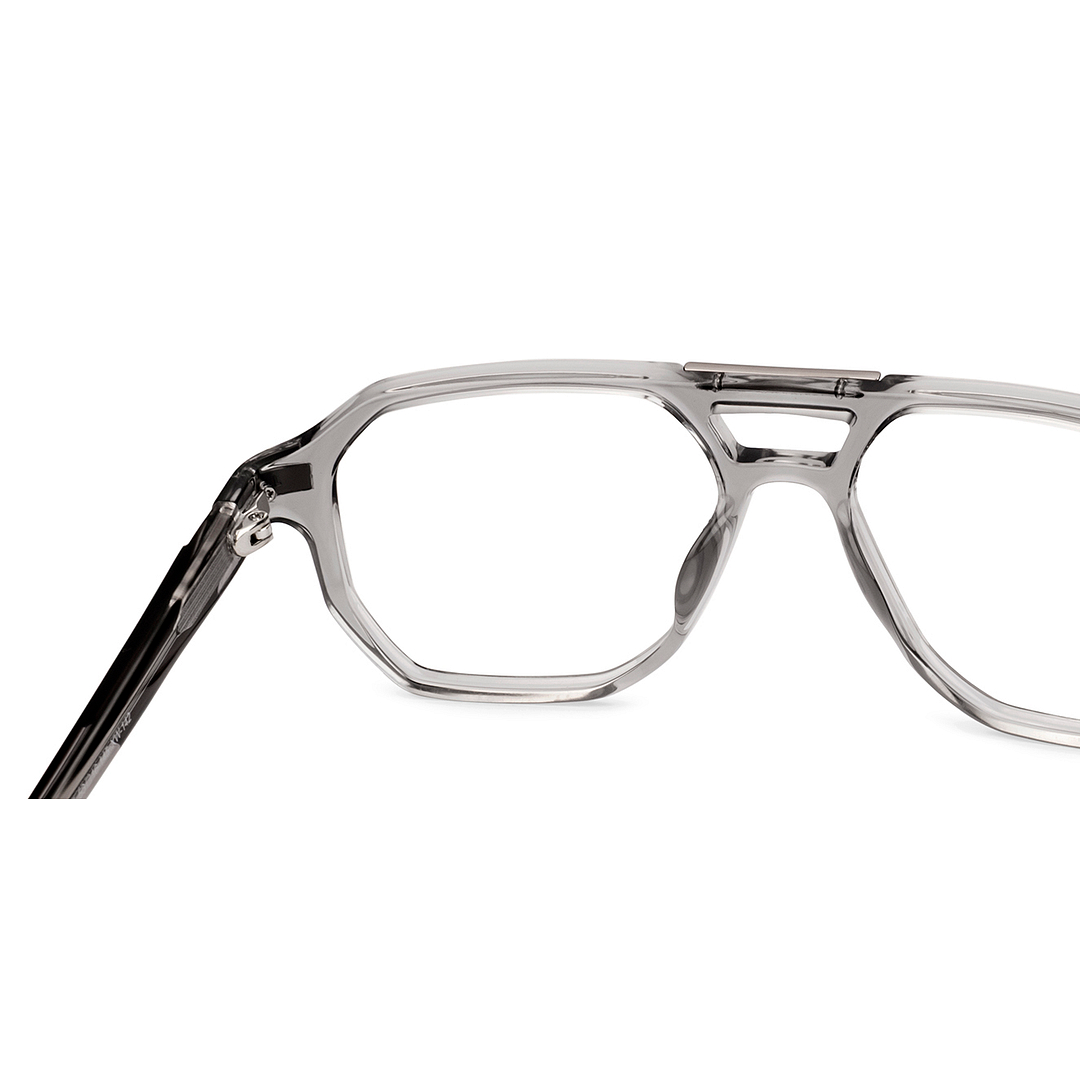 Lenskart STUDIO Gray Full Rim Geometric right side