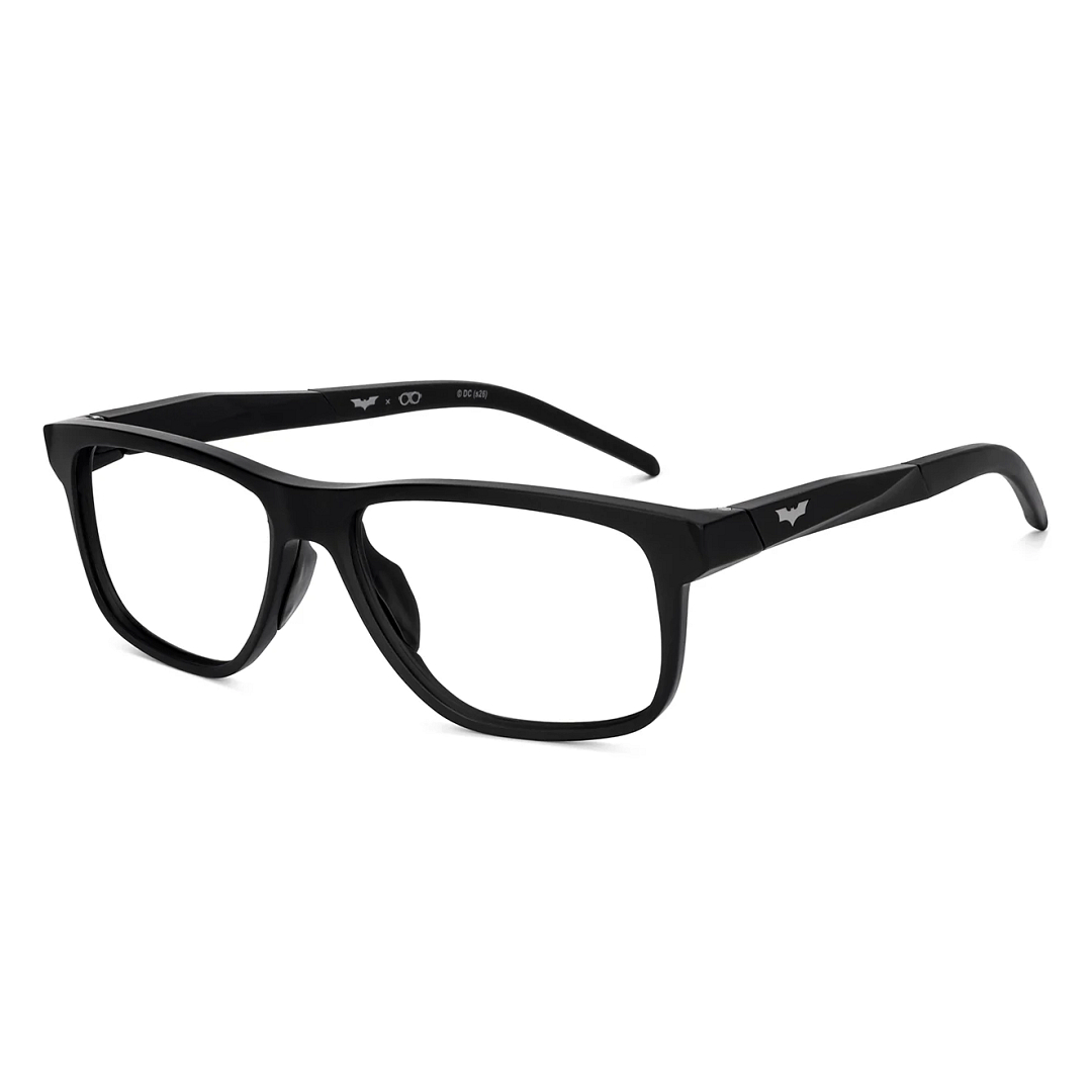 Lenskart Matte Black Full Rim Square left side
