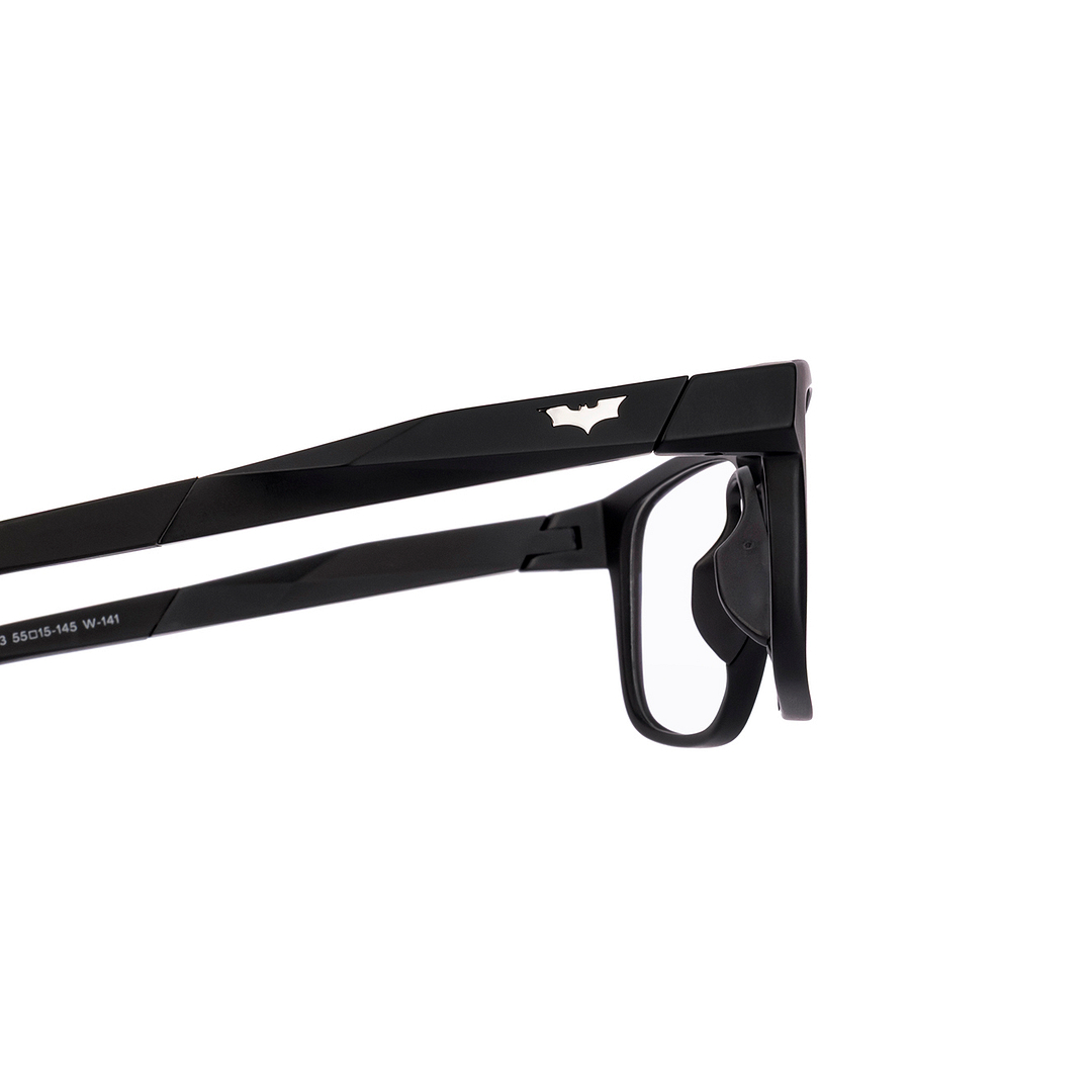 Lenskart Matte Black Full Rim Square left side