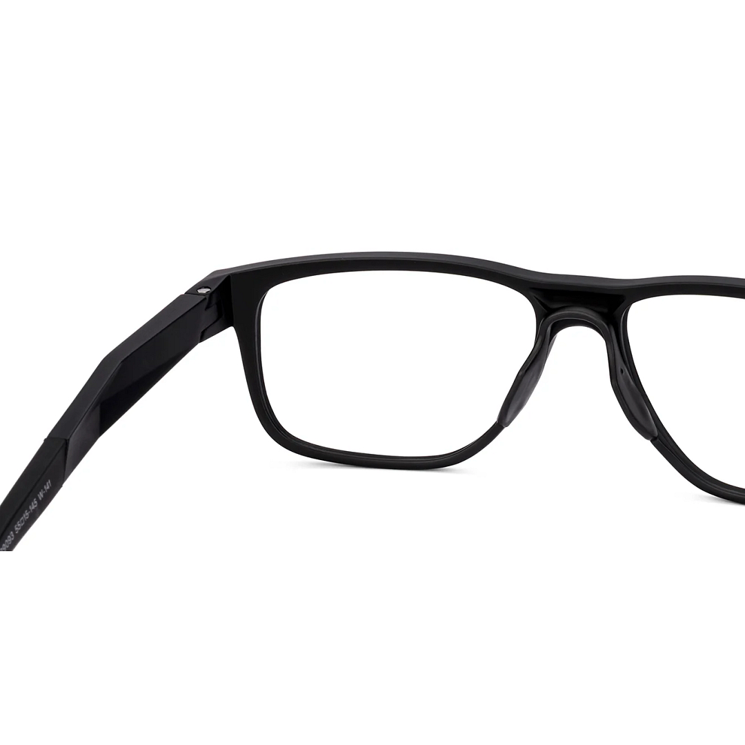 Lenskart Matte Black Full Rim Square left side