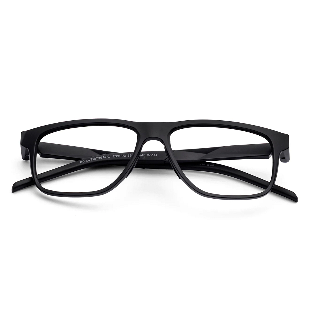 Lenskart Matte Black Full Rim Square right side