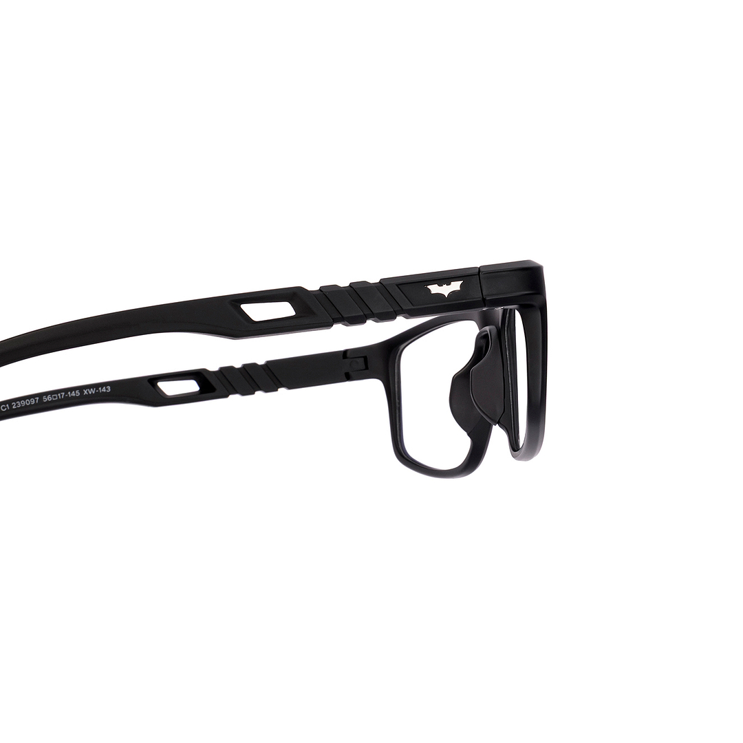 Lenskart Matte Black Full Rim Rectangle left side