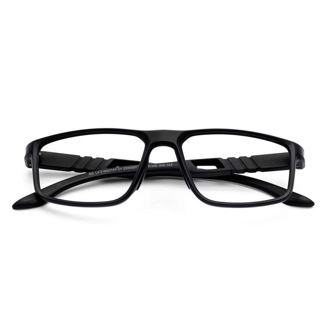 Lenskart Matte Black Full Rim Rectangle right side