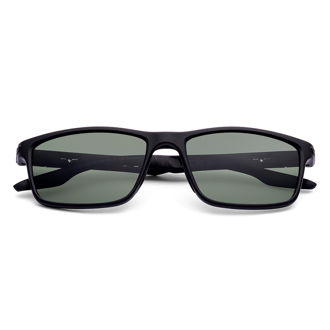 Lenskart Matte Black Full Rim Rectangle left side