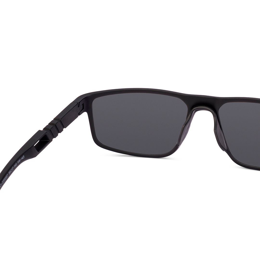 Lenskart Matte Black Full Rim Rectangle left side