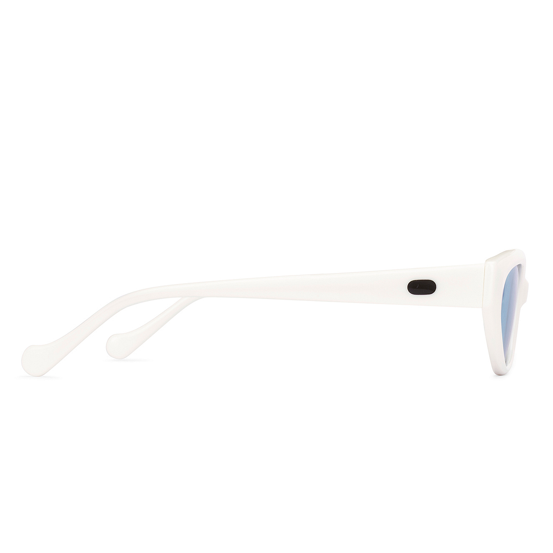 Lenskart White Full Rim Cat Eye right side