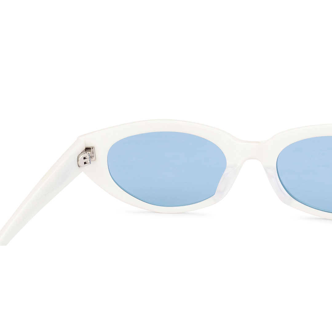 Lenskart White Full Rim Cat Eye right side