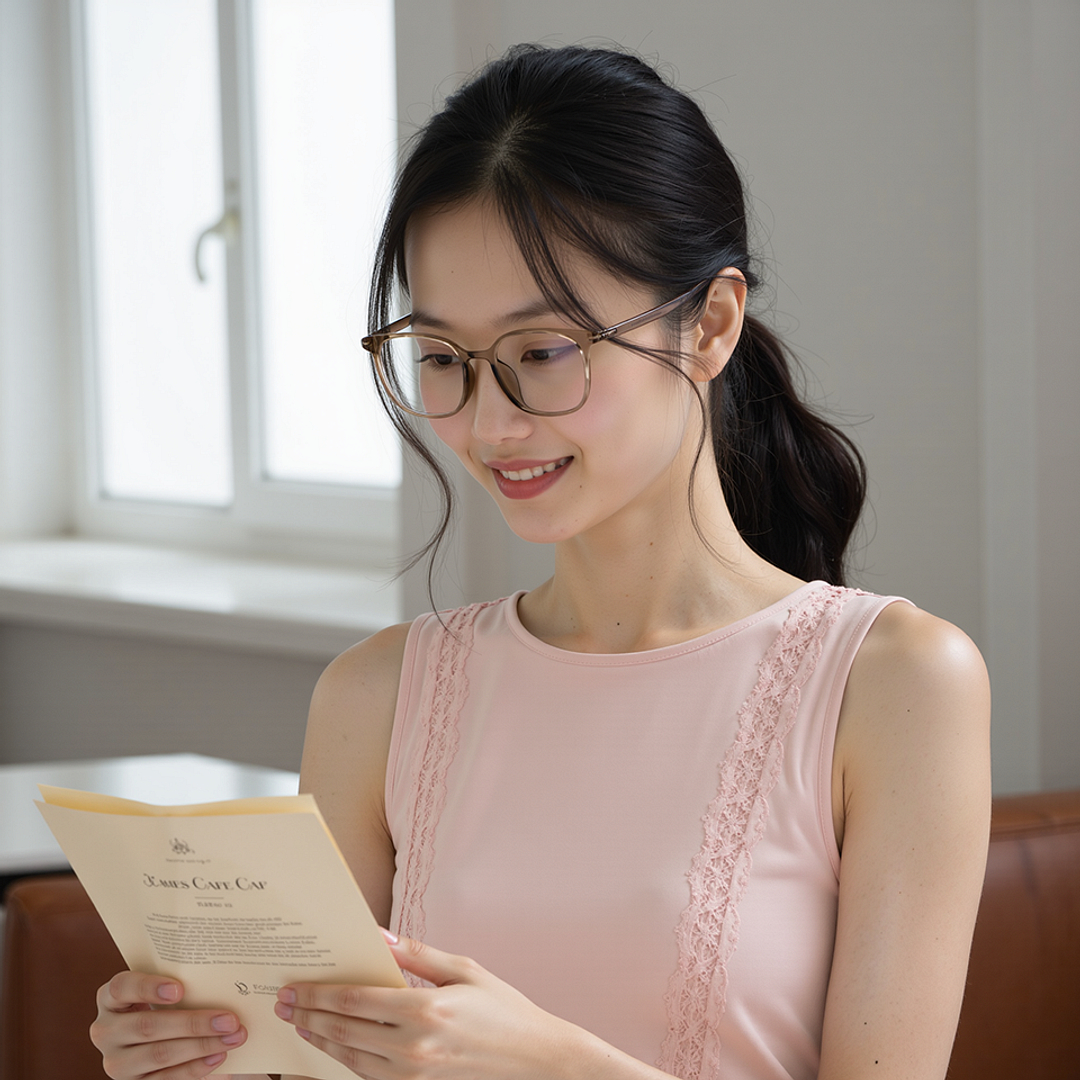 Lenskart Air Light Brown Full Rim Square right side