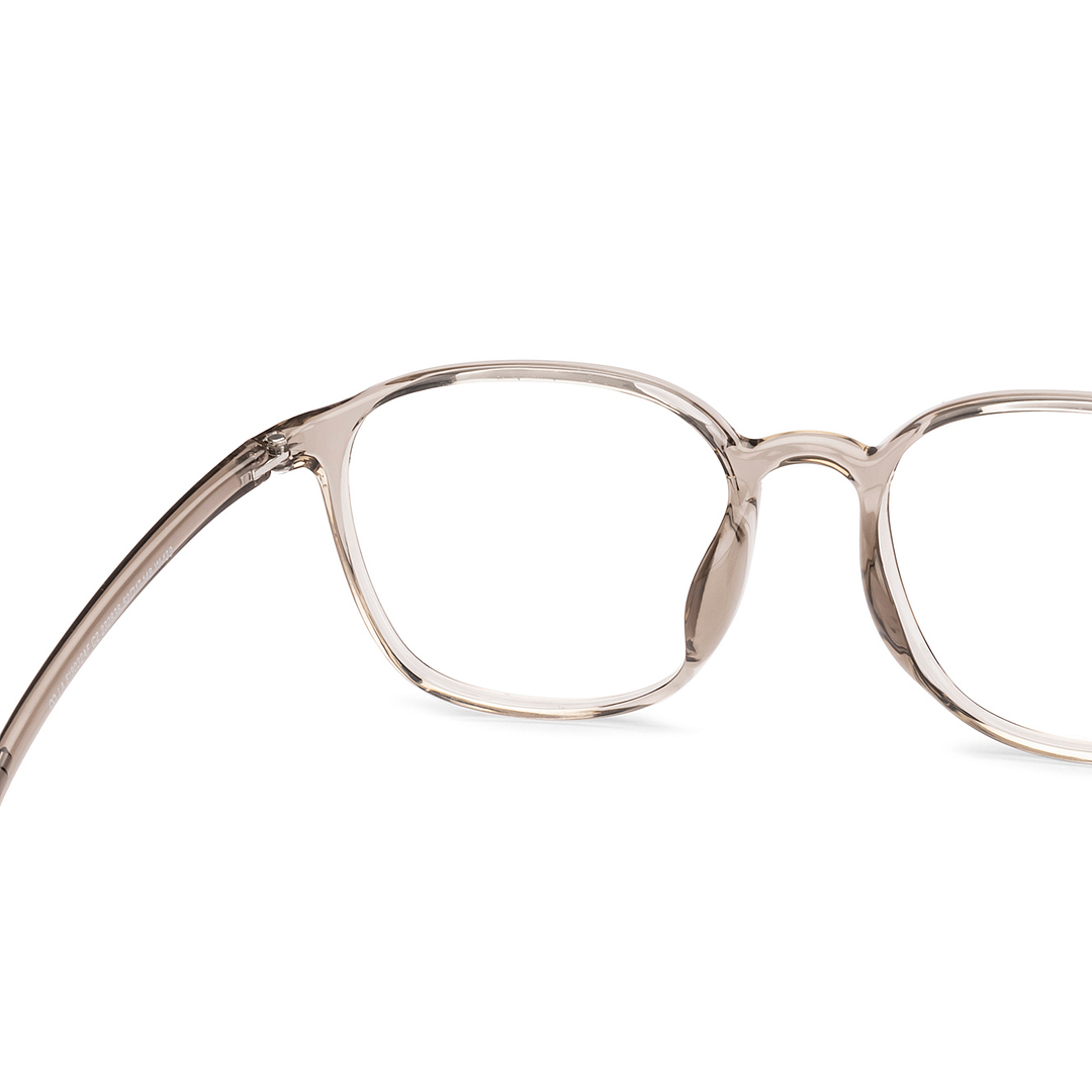 Lenskart Air Light Brown Full Rim Square right side