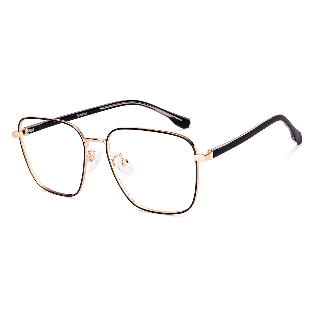 Lenskart Light Gold Full Rim Square right side