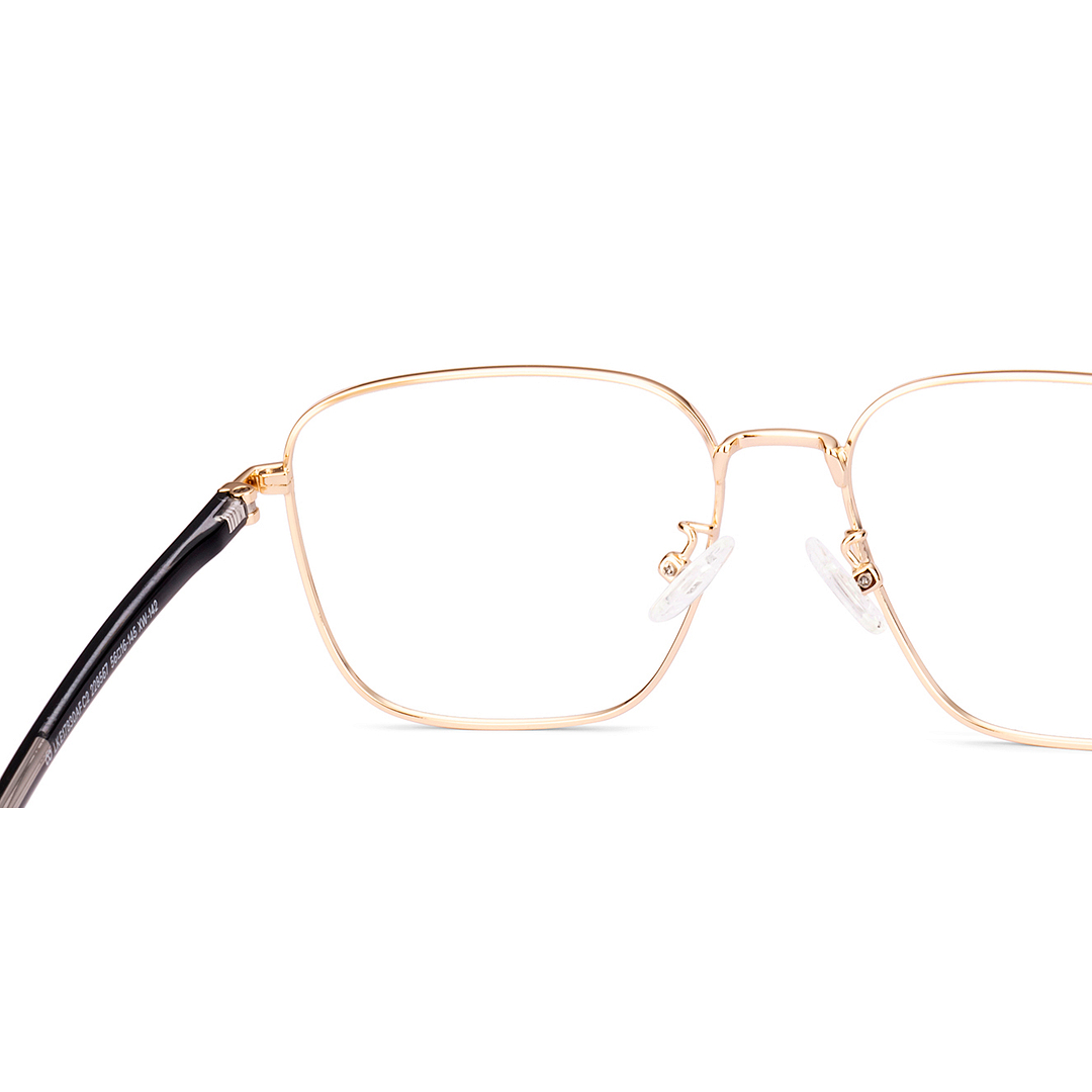 Lenskart Light Gold Full Rim Square right side