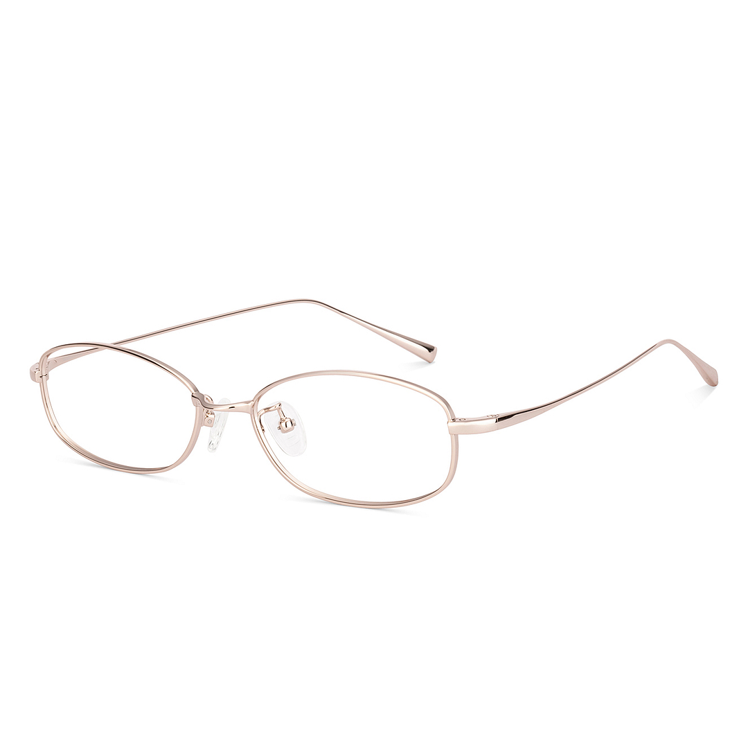 Lenskart Gold Full Rim Rectangle left side