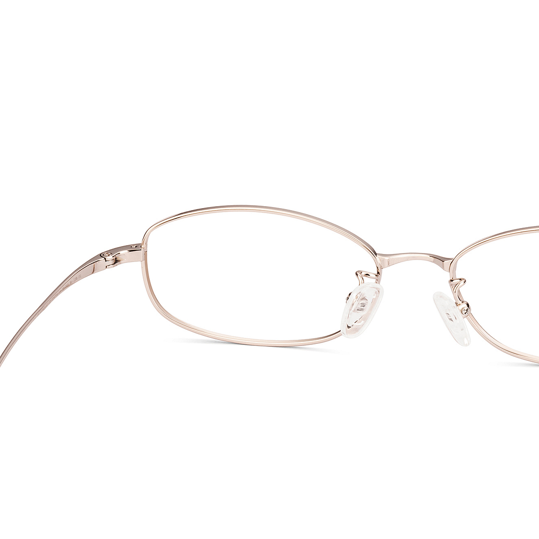 Lenskart Gold Full Rim Rectangle right side