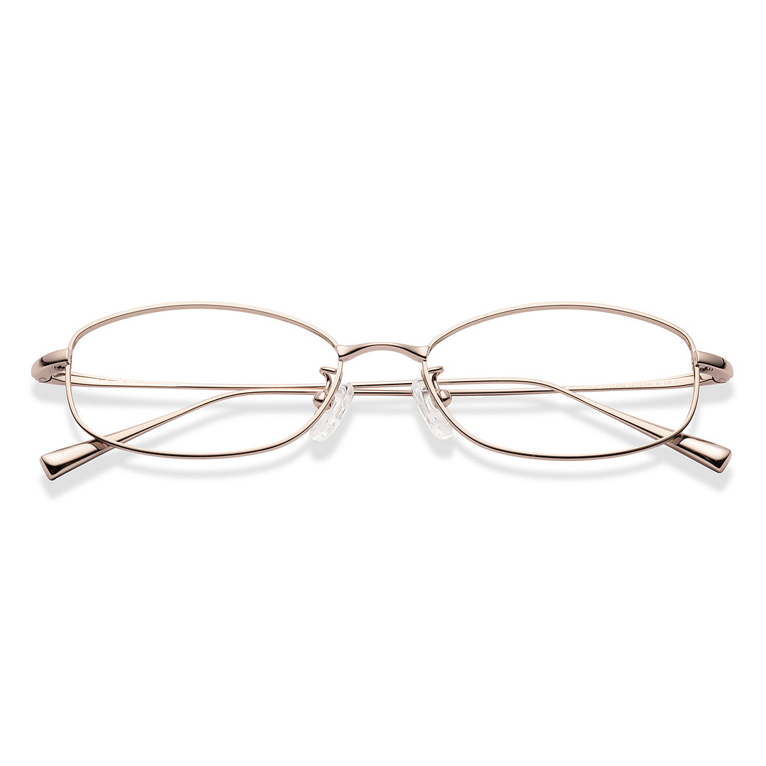 Lenskart Gold Full Rim Rectangle left side