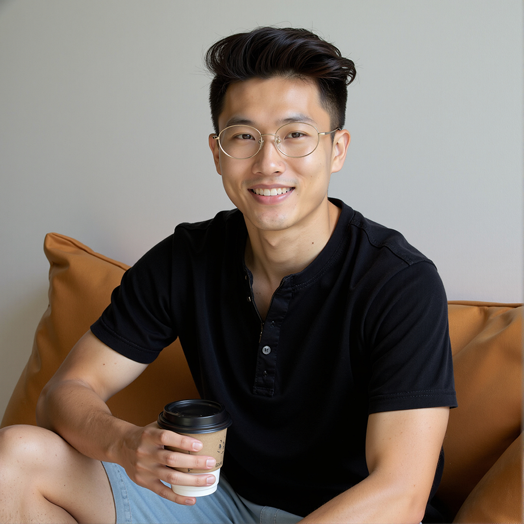 Lenskart Gold Full Rim Round left side