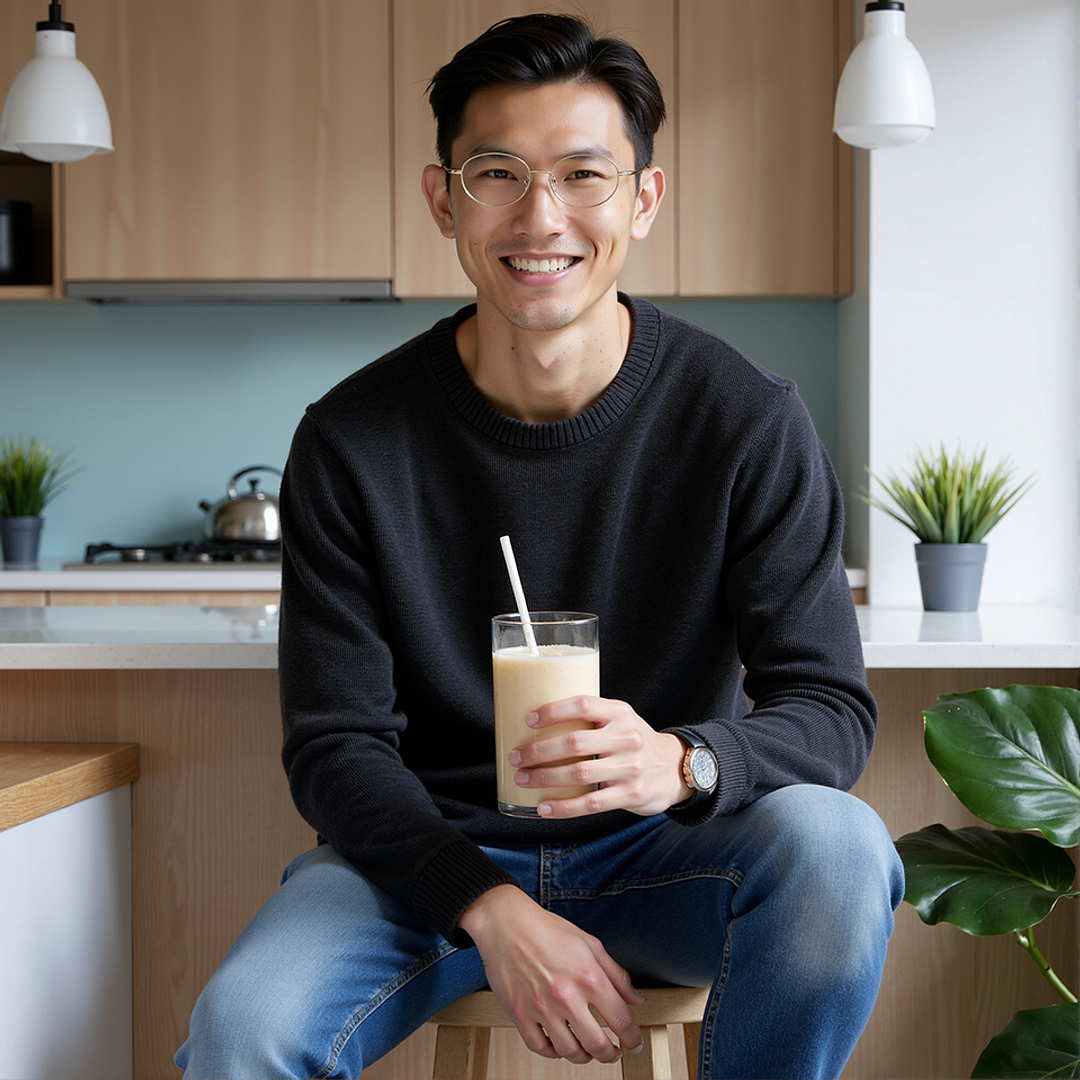 Lenskart Gold Full Rim Round left side