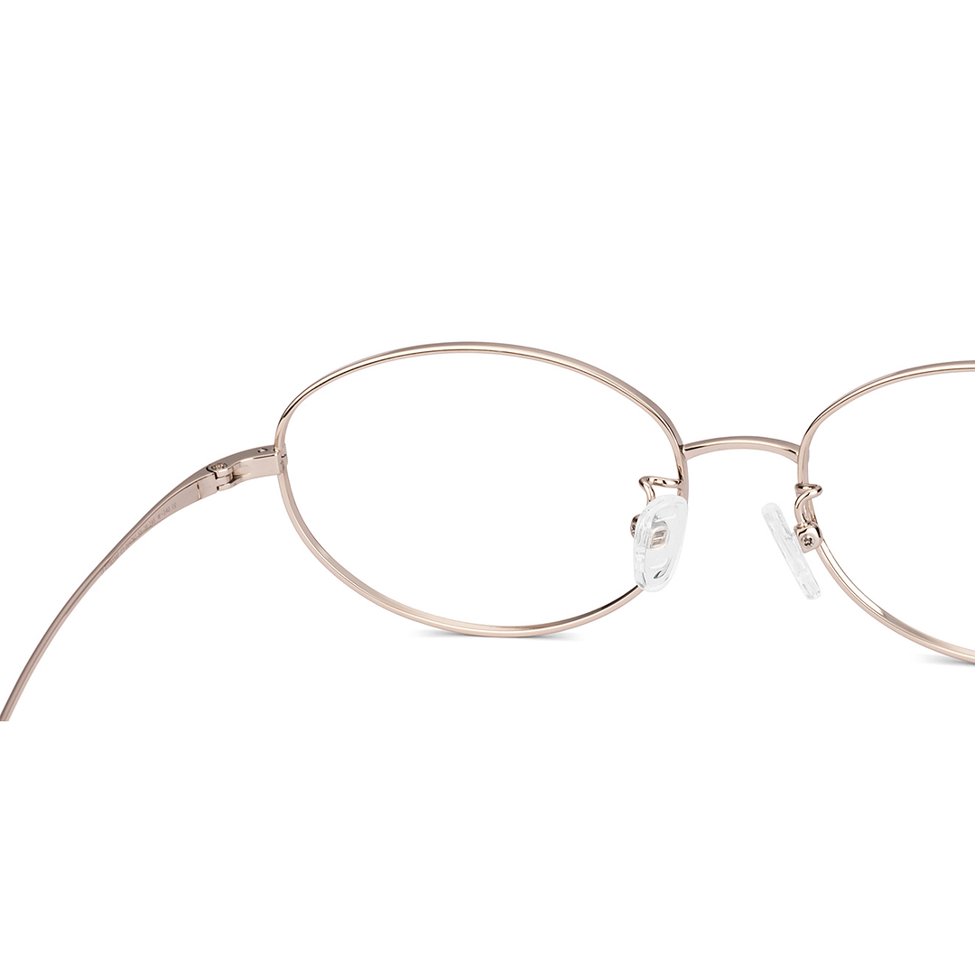 Lenskart Gold Full Rim Round right side