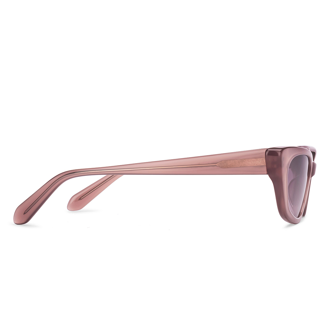Lenskart Light Brown Full Rim Cat Eye left side