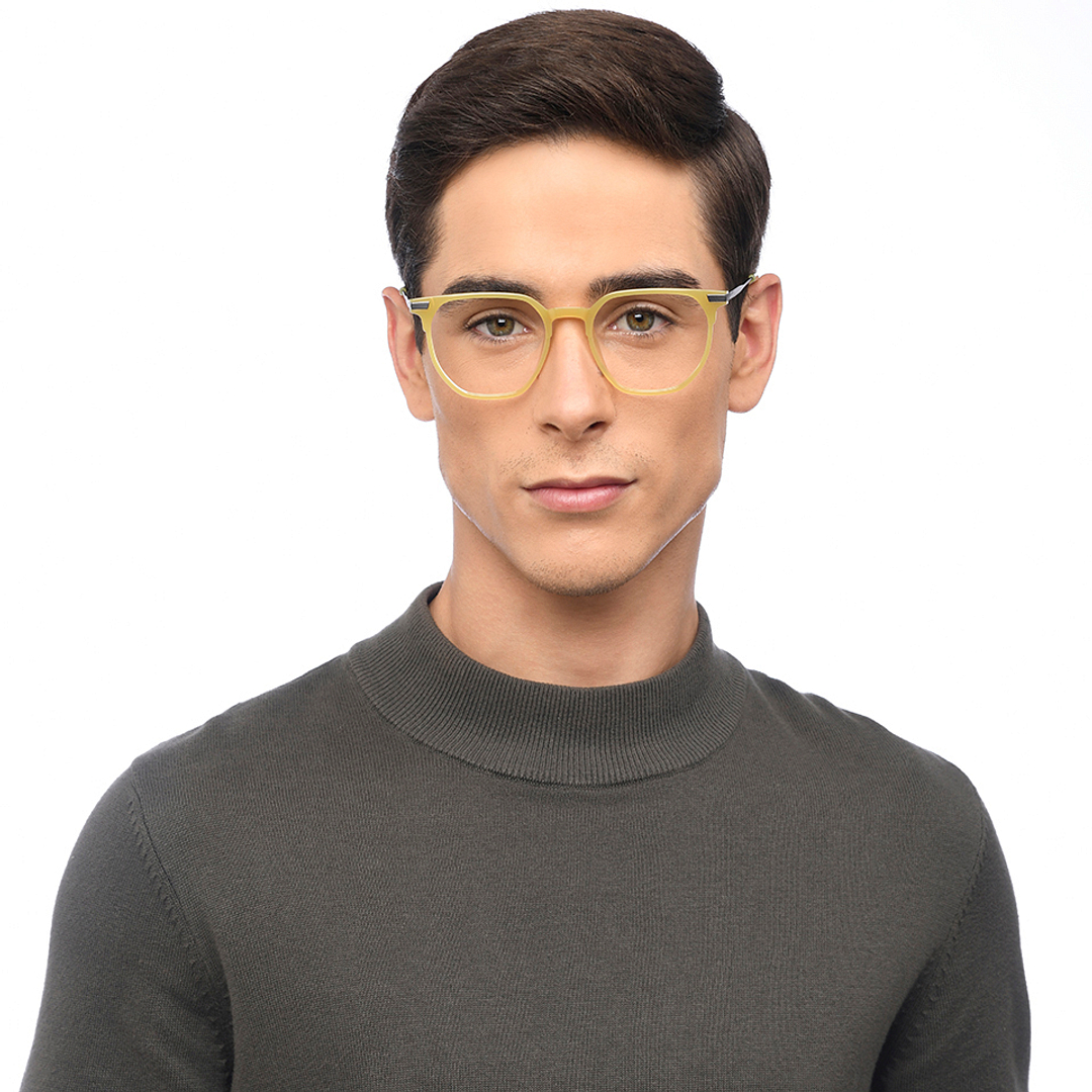 Lenskart Air Online Light Green Full Rim Geometric right side