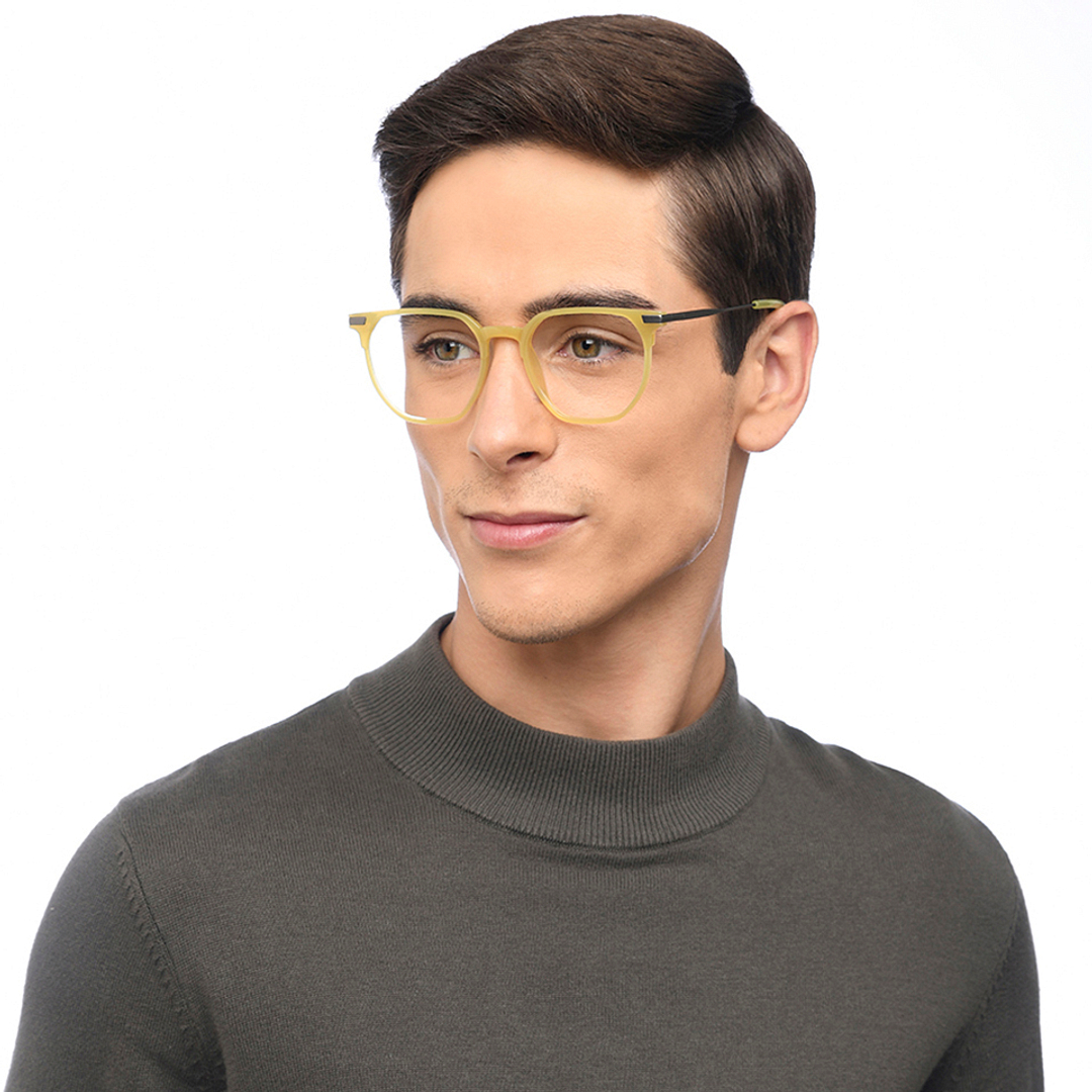 Lenskart Air Online Light Green Full Rim Geometric left side