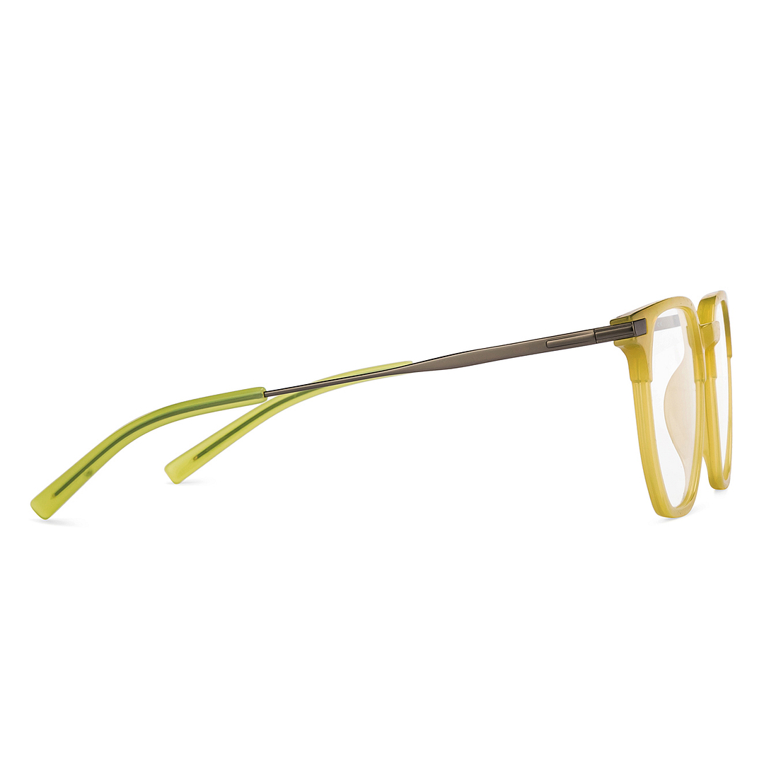 Lenskart Air Online Light Green Full Rim Geometric left side