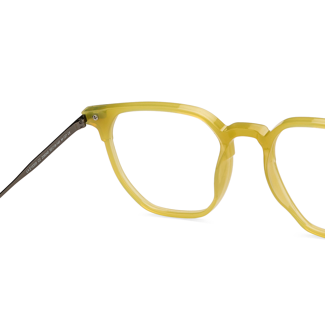 Lenskart Air Online Light Green Full Rim Geometric right side
