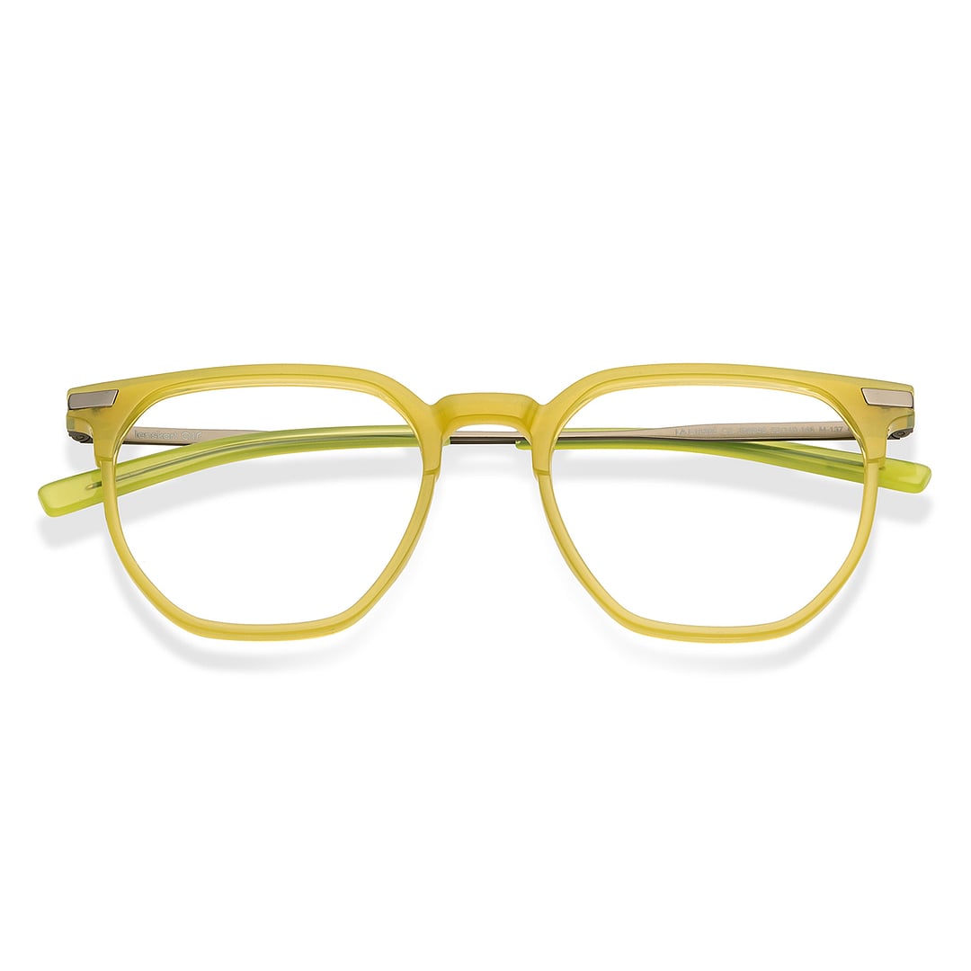 Lenskart Air Online Light Green Full Rim Geometric left side