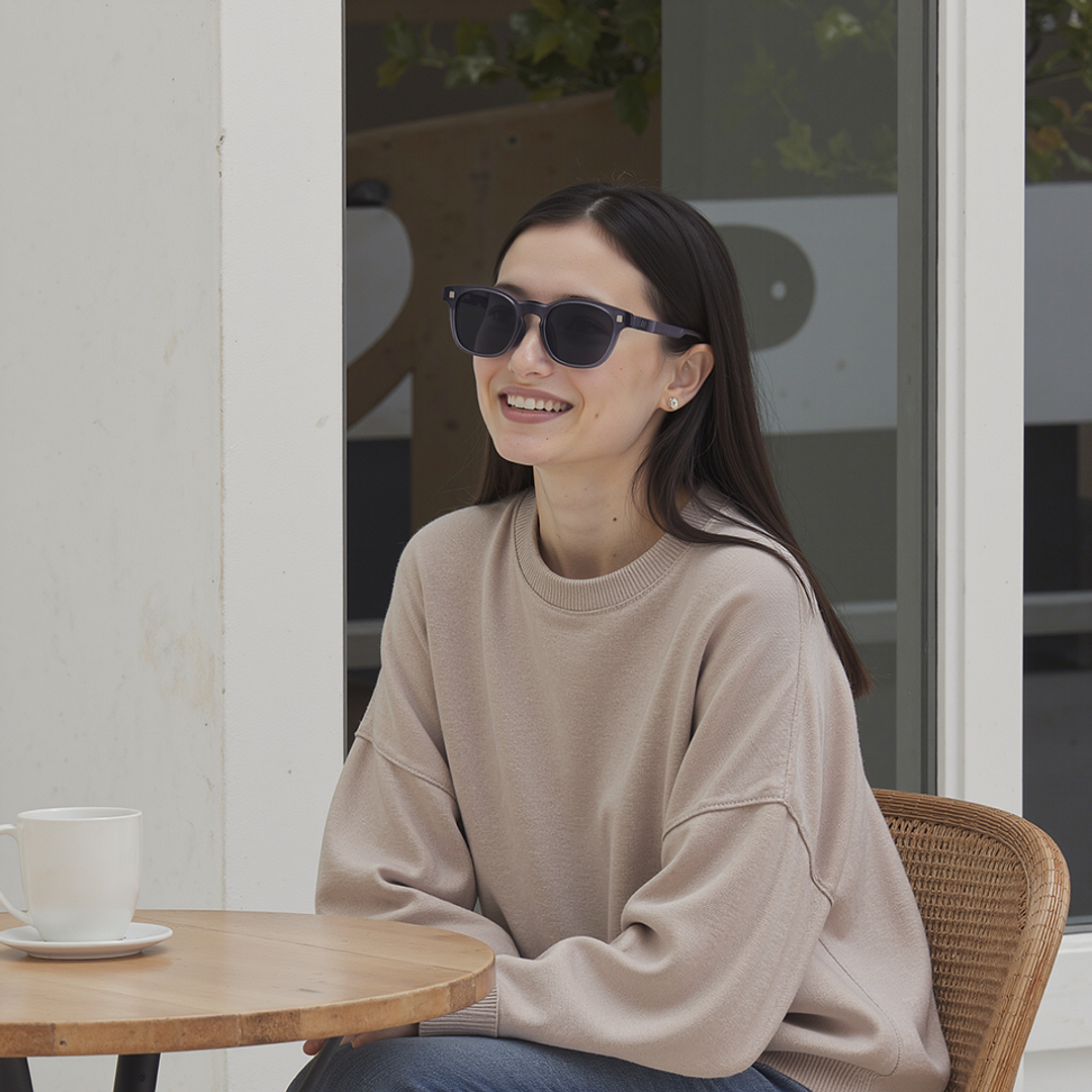 Lenskart Hustlr Light Grey Full Rim Square left side