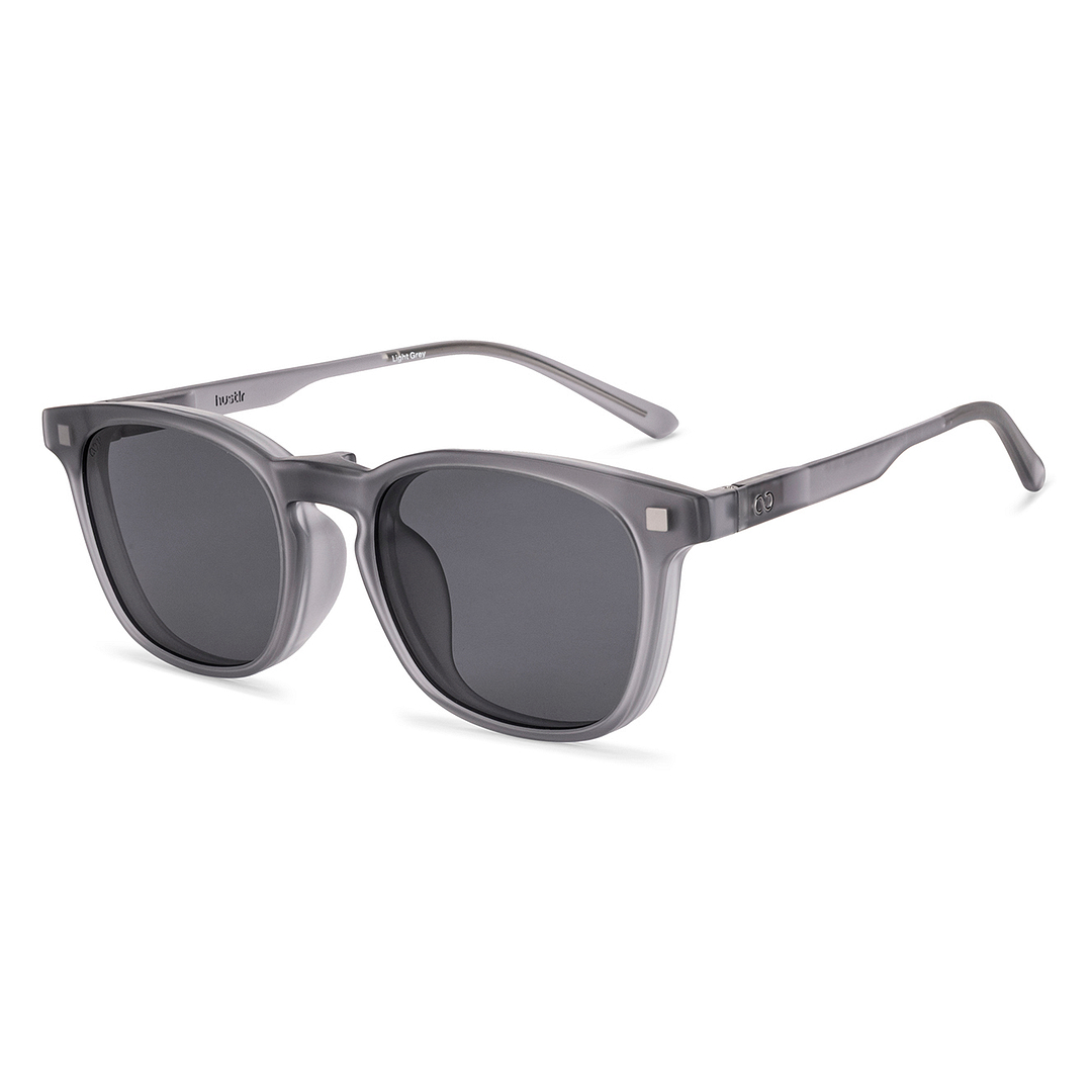 Lenskart Hustlr Light Grey Full Rim Square right side