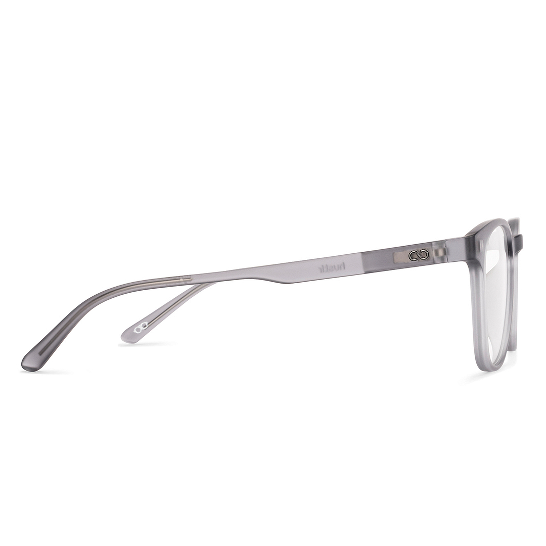 Lenskart Hustlr Light Grey Full Rim Square left side