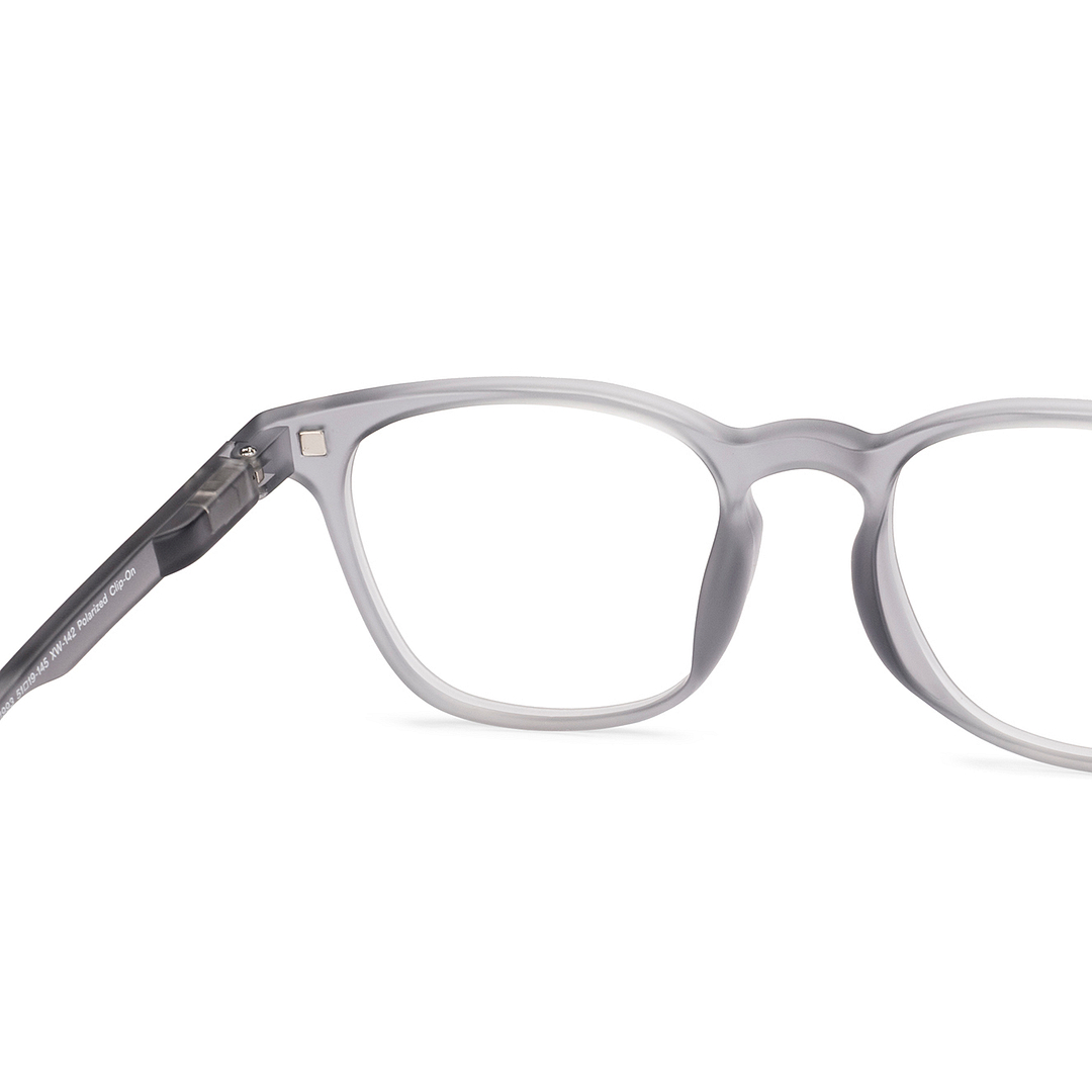 Lenskart Hustlr Light Grey Full Rim Square right side