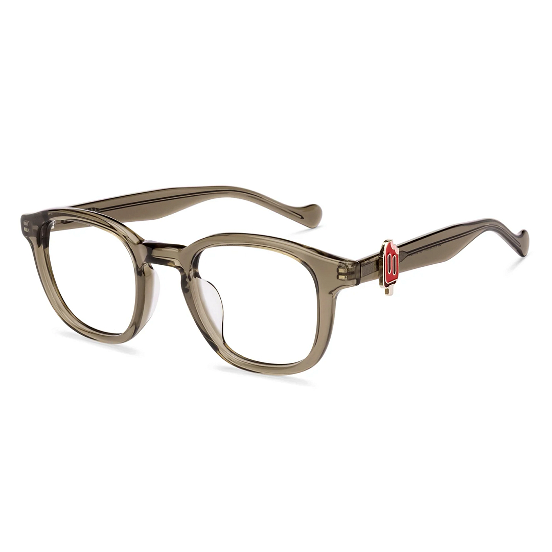 Lenskart Light Brown Full Rim Square left side