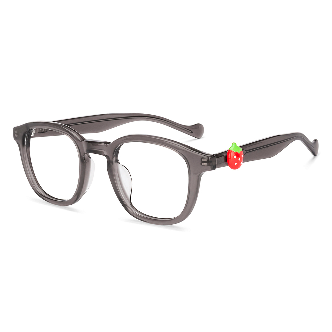 Lenskart Light Grey Full Rim Square right side