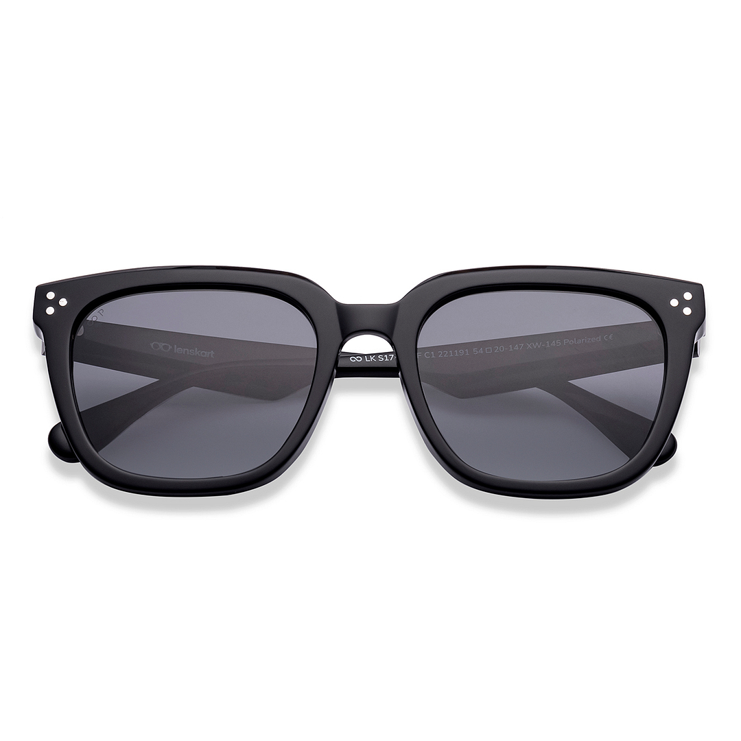 Lenskart Black Full Rim Square left side