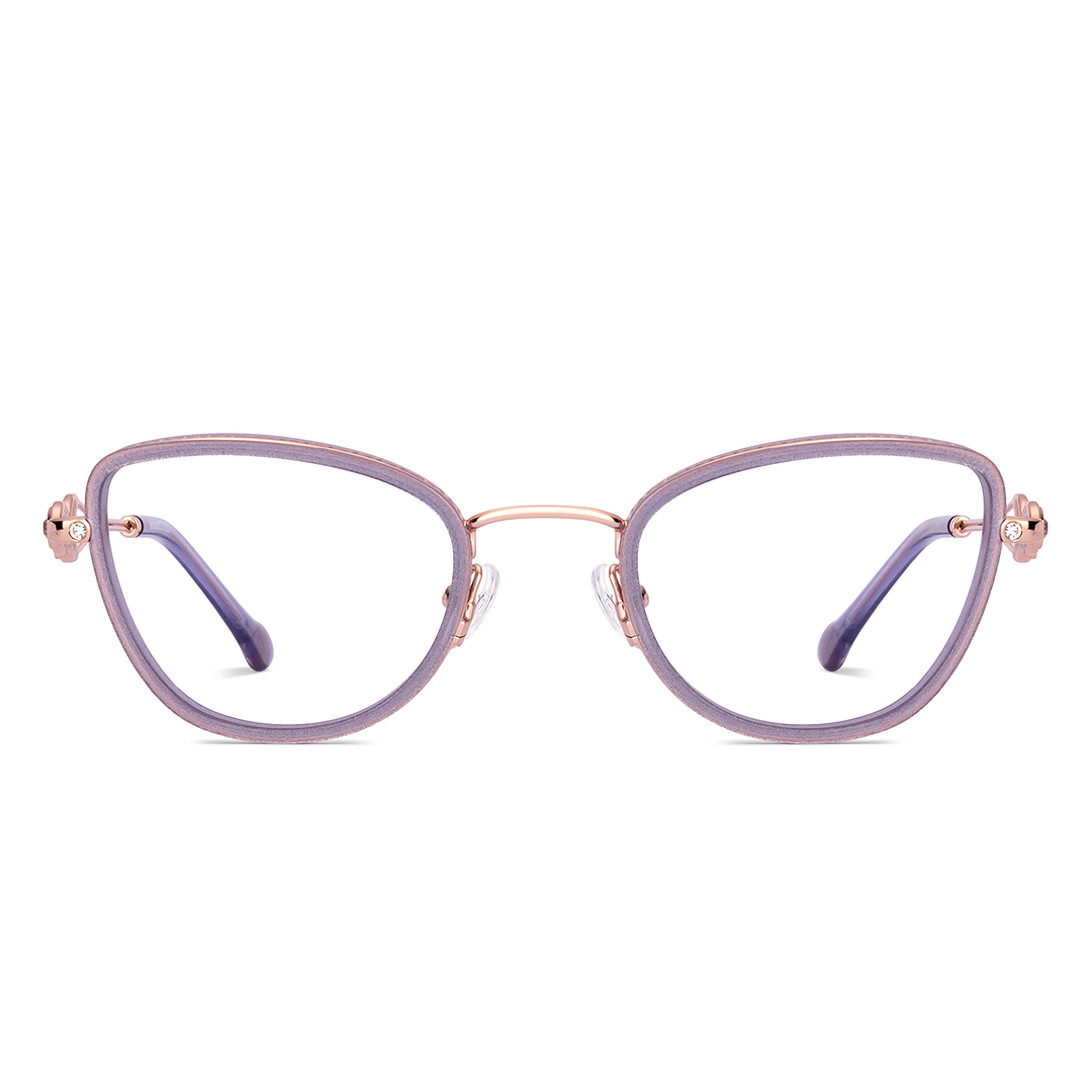 Buy Light Purple Full Rim Cat Eye Lenskart STUDIO SLEEK STEEL LK
