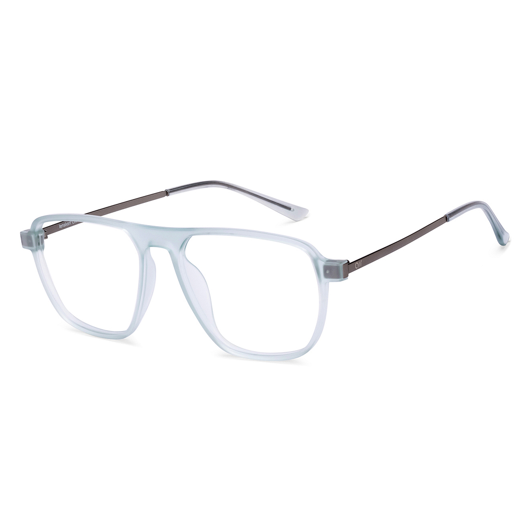 Lenskart Air Blue Transparent Full Rim Geometric right side