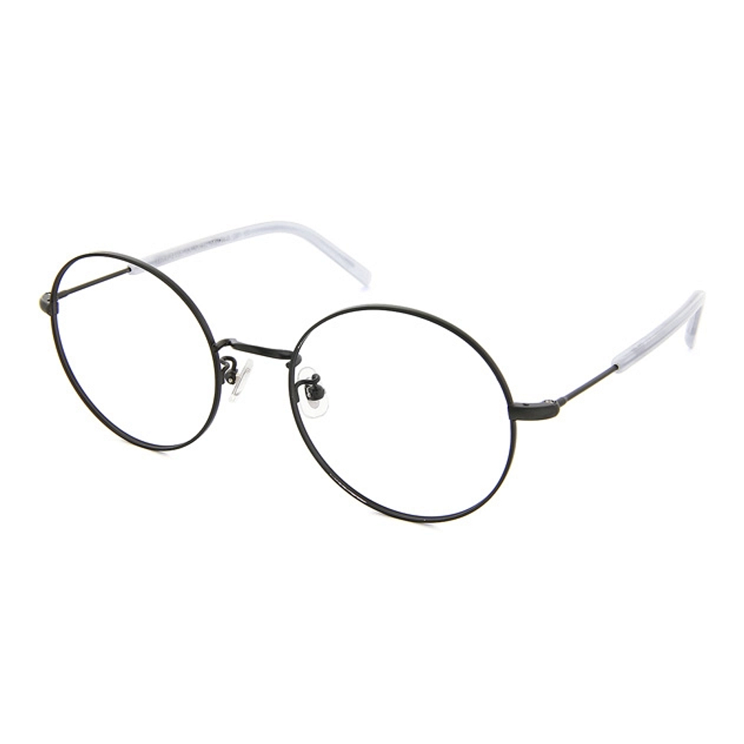 +NICHE Black Full Rim Round left side