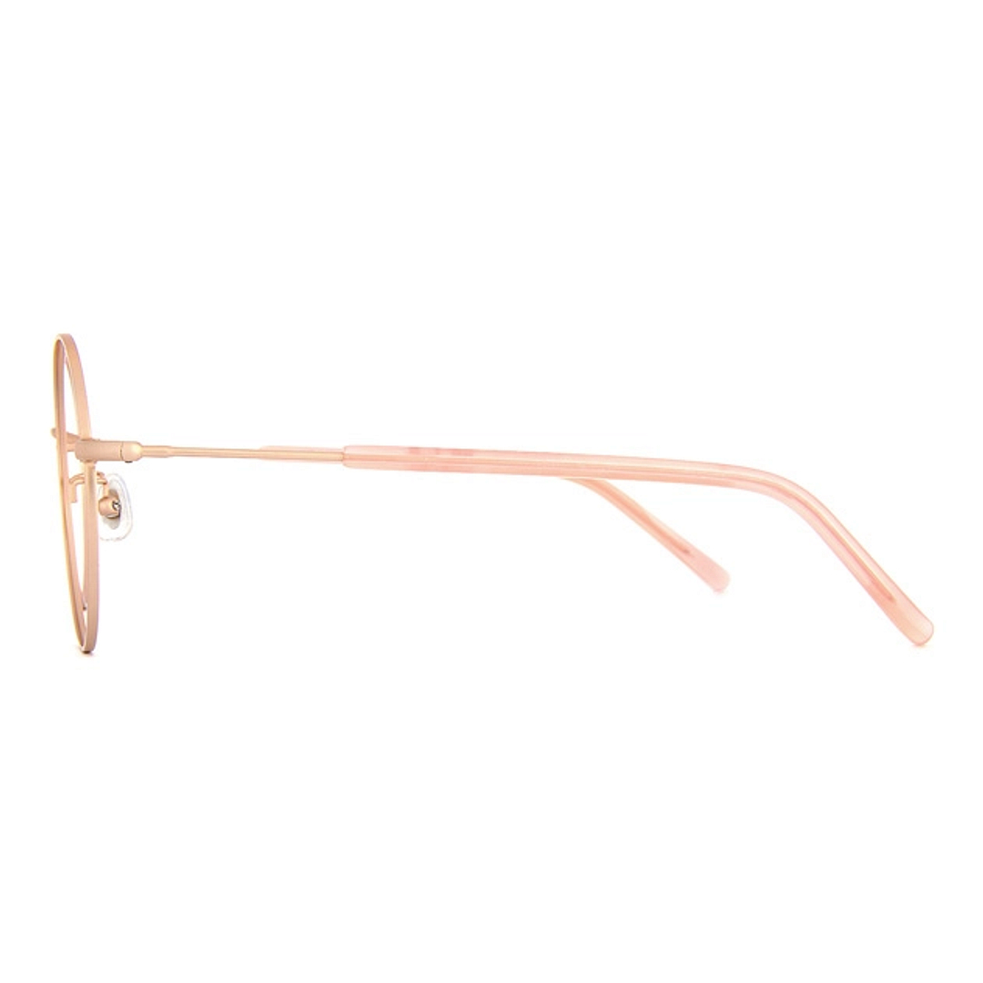 +NICHE Rose Gold Full Rim Round left side