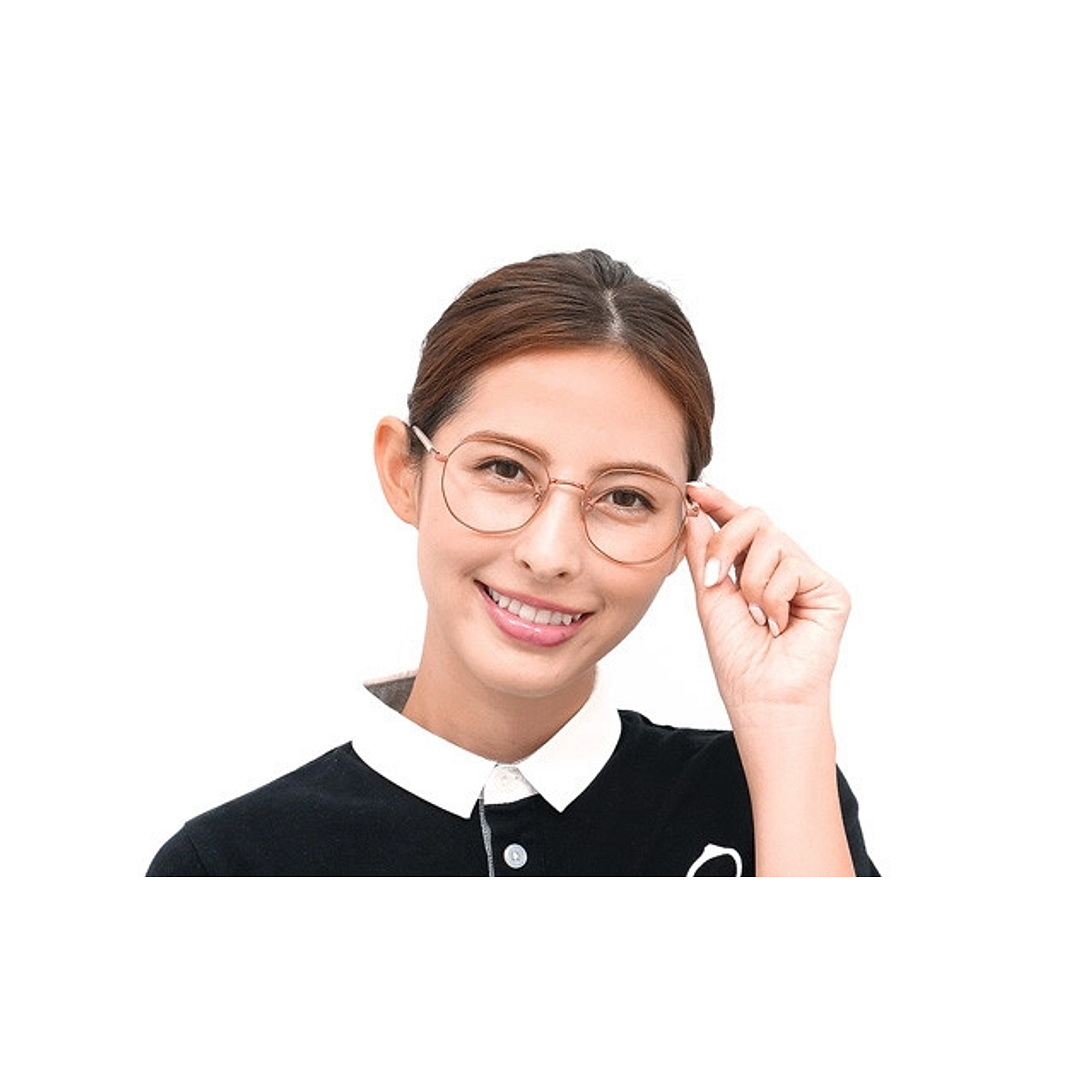 +NICHE Brown Full Rim Square left side