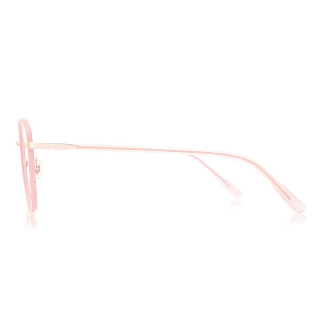 +NICHE Pink Full Rim Square left side
