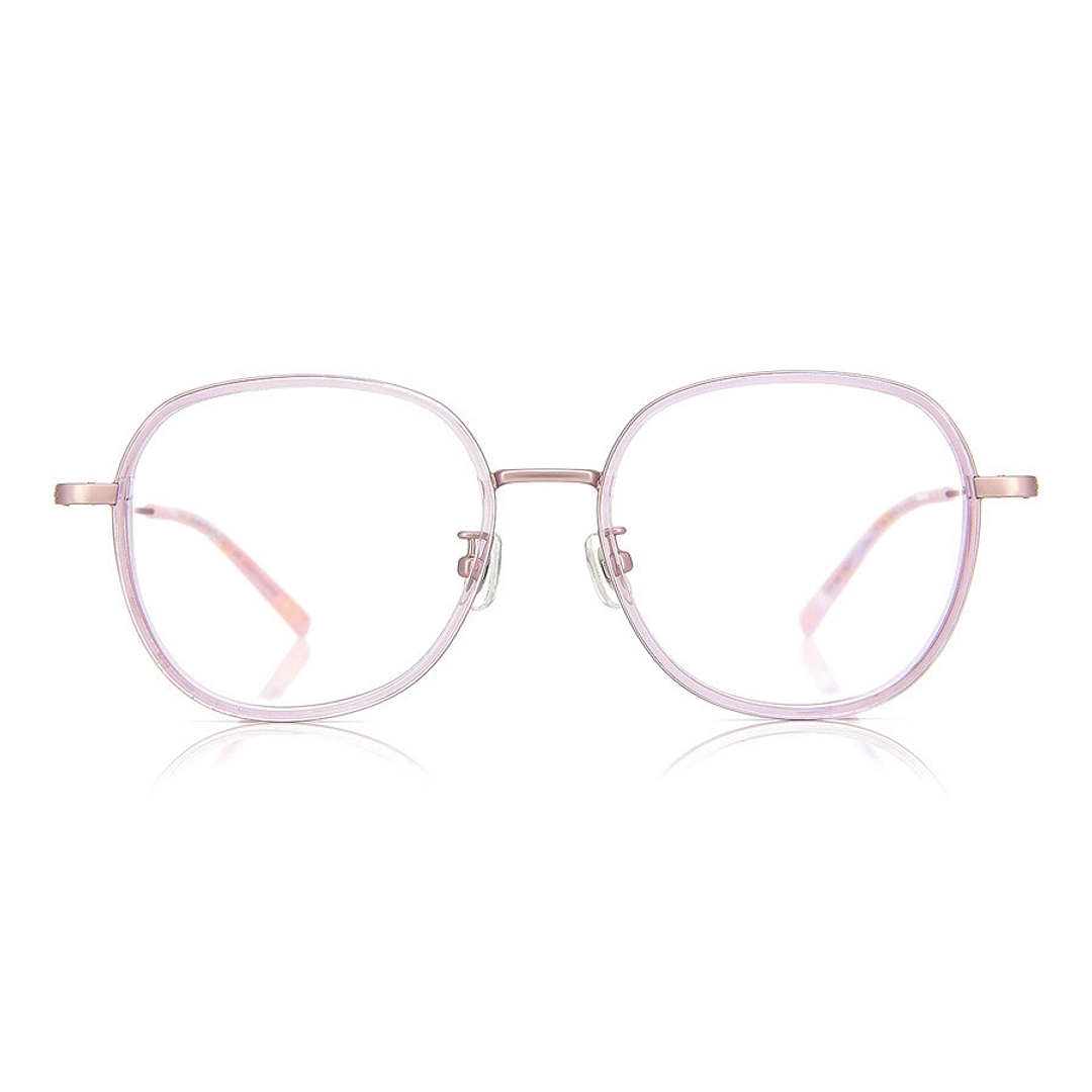 +NICHE Pink Transparent Full Rim Boston right side