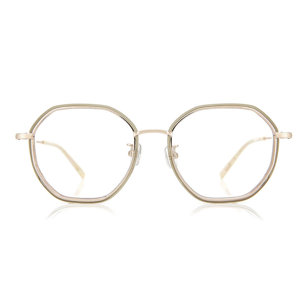 +NICHE Gold Full Rim Polygon right side