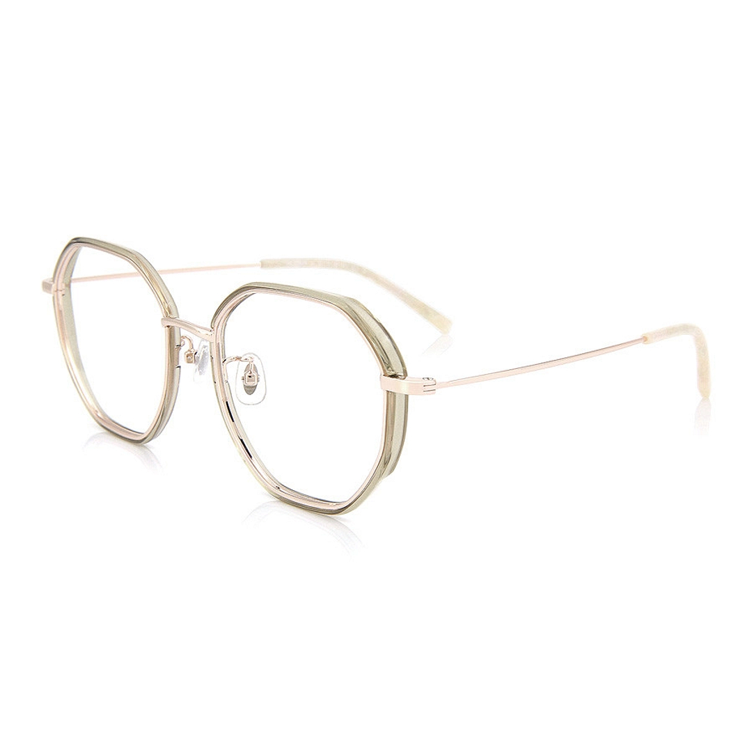 +NICHE Gold Full Rim Polygon left side