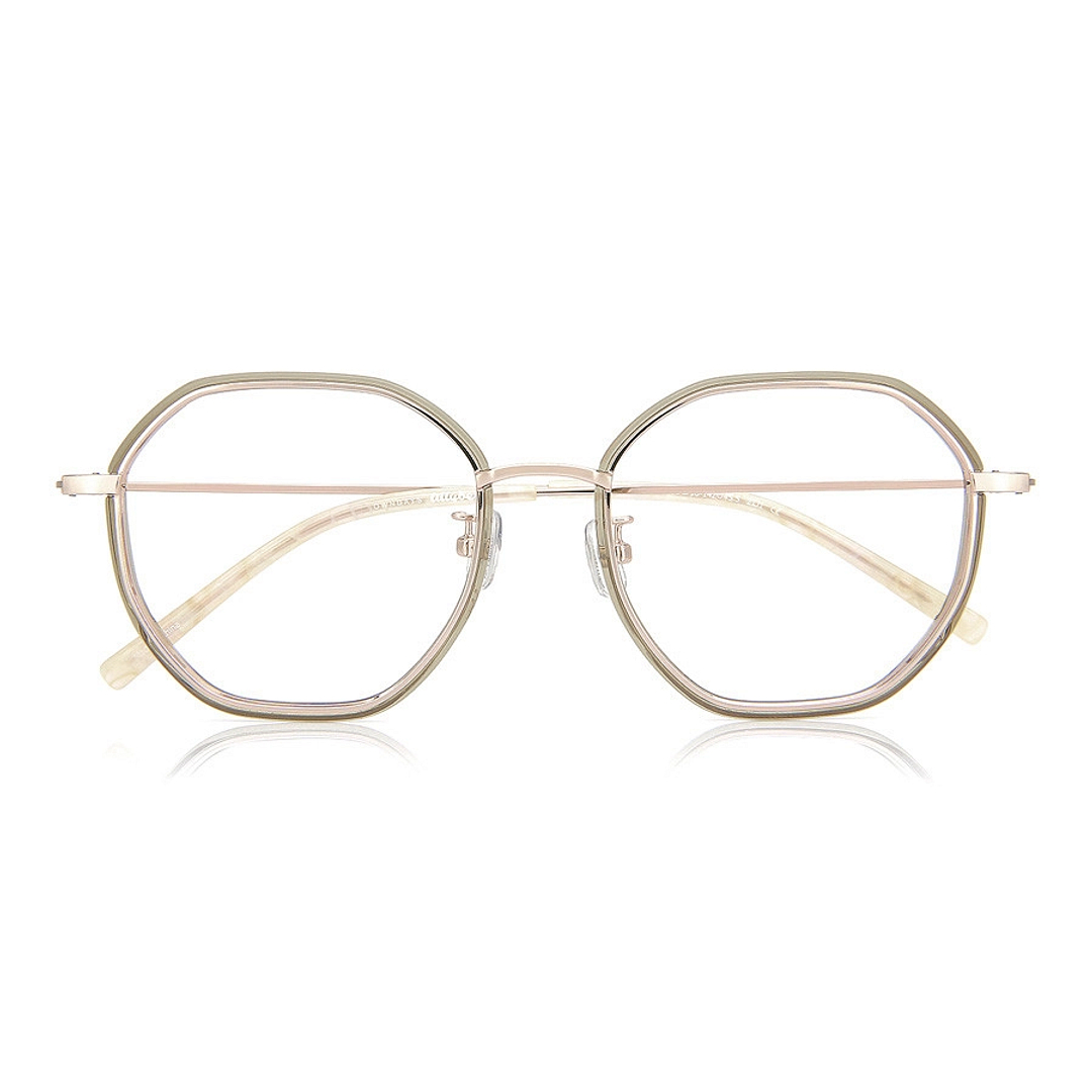 +NICHE Gold Full Rim Polygon right side