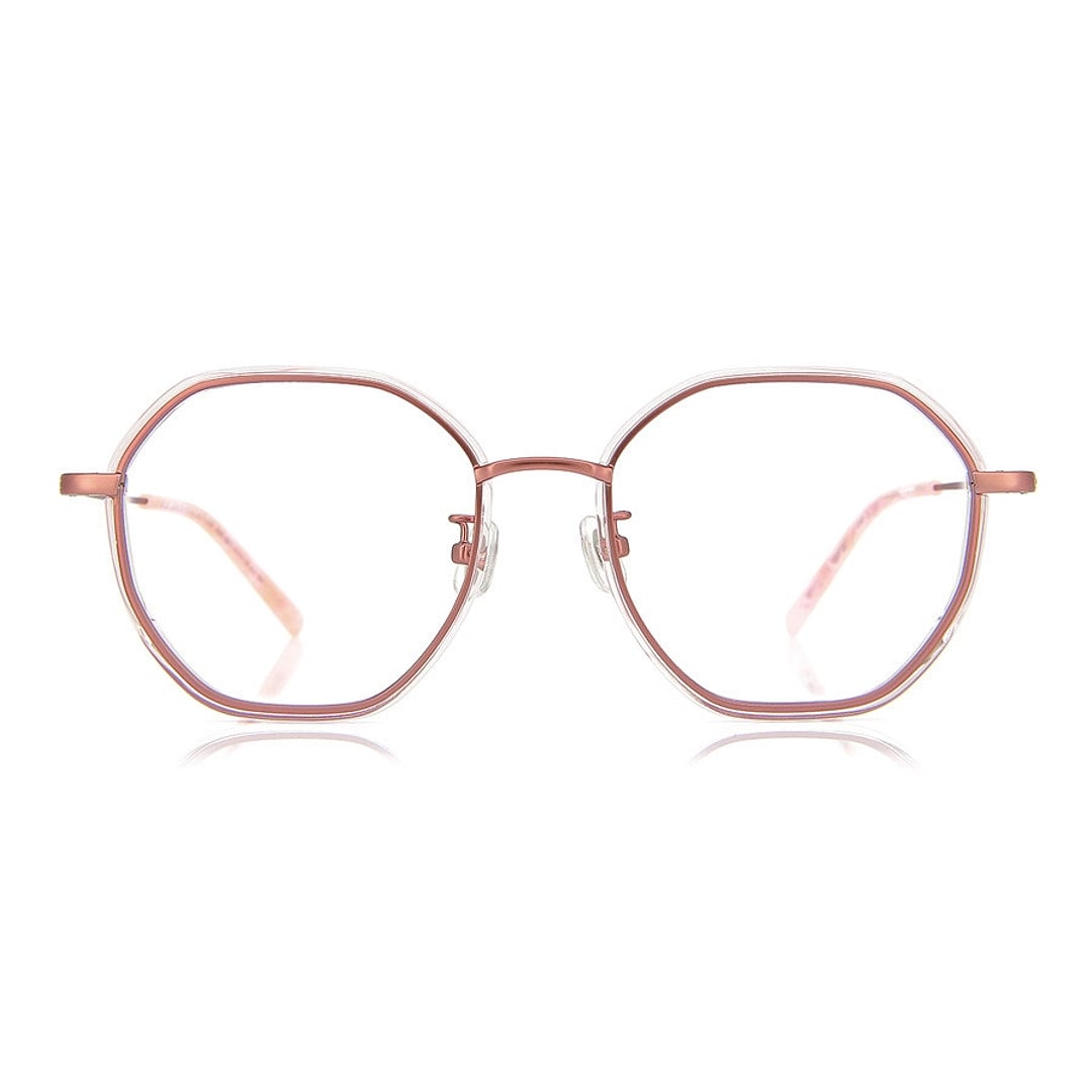 +NICHE Light Brown Full Rim Polygon right side