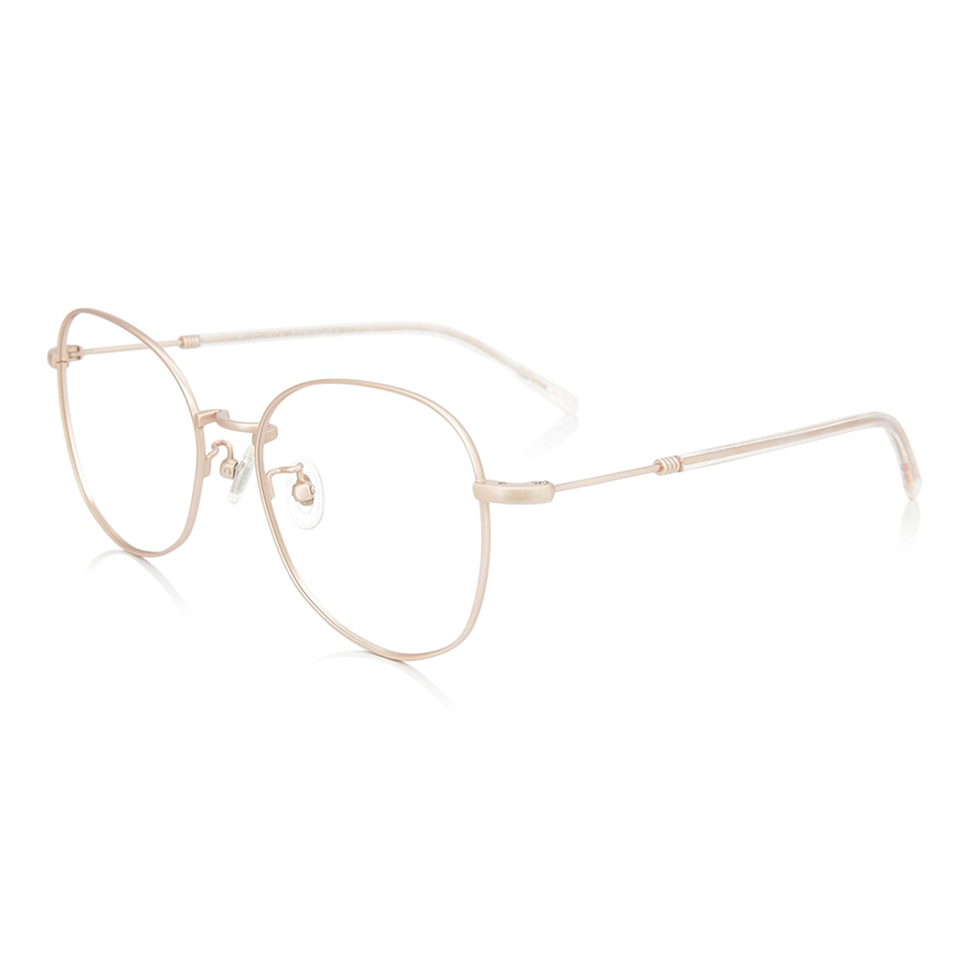 +NICHE Gold Full Rim Polygon left side